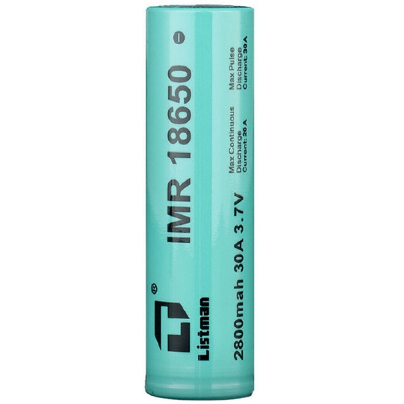 Listman 18650 2800mAh 30A Battery